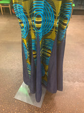 Load image into Gallery viewer, Denim / African Prints Maxi Dress One Size
