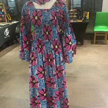 Load image into Gallery viewer, African Print Maxi Dress One Size
