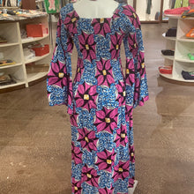 Load image into Gallery viewer, African Print Maxi Dress One Size
